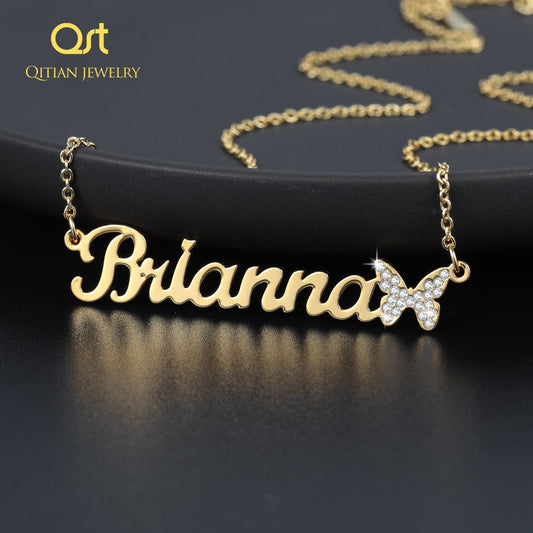 Collar de mariposa personalizado