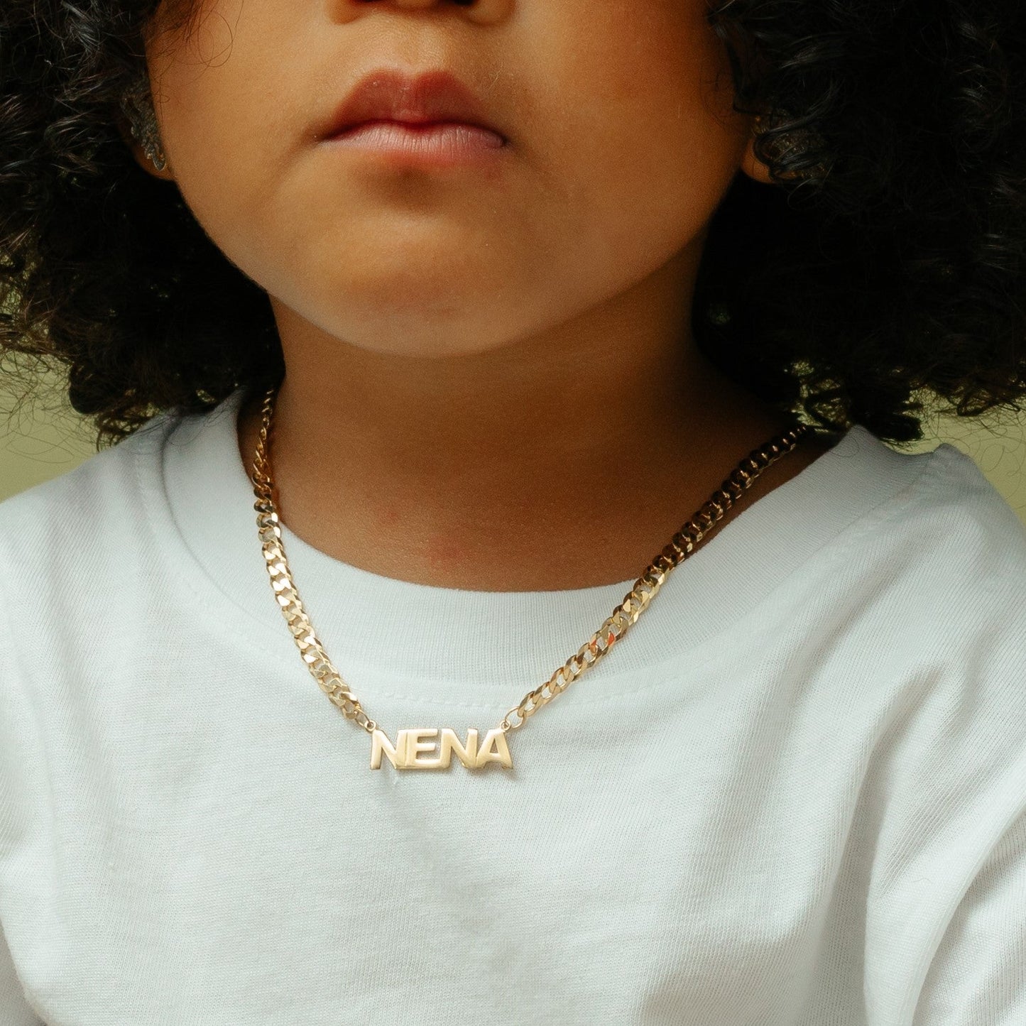 Kid's mini -naamplaatje ketting