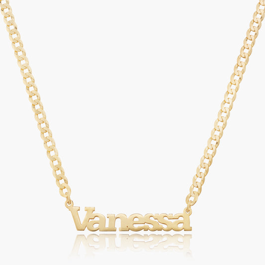 Kid's Times New Roman Name Necklace