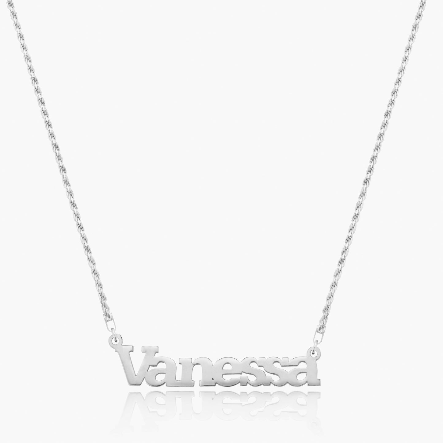 Kid's Times New Roman Name Necklace