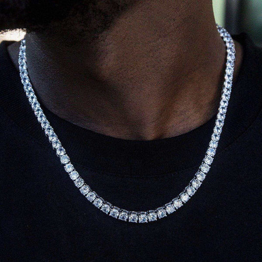 Tennis Chain White Gold 5mm