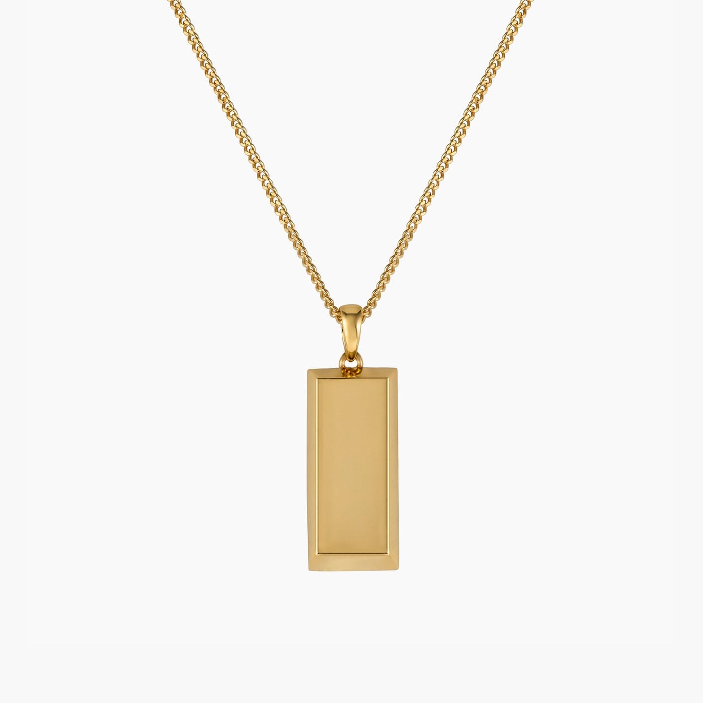 Le pendentif lingot d'or