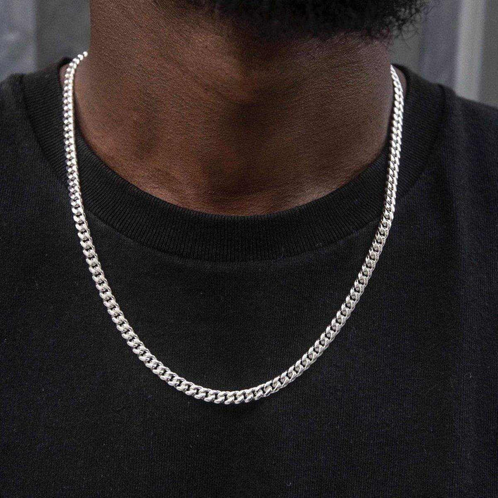 Mens Cuban Link Chain 5mm