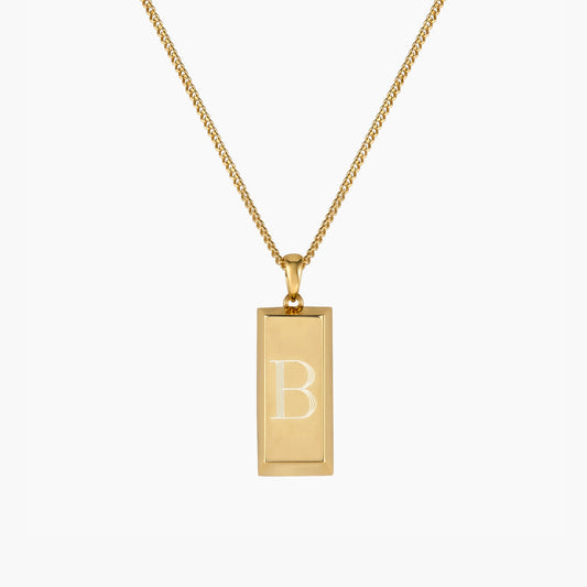 Le pendentif lingot d'or