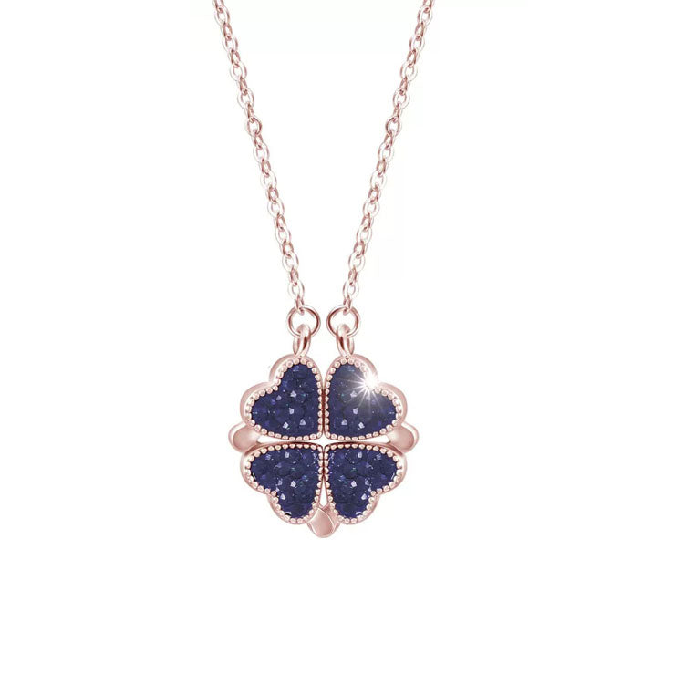 Enchanting Clover Love Charm Necklace