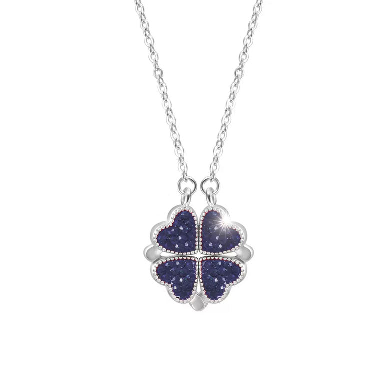 Enchanting Clover Love Charm Necklace